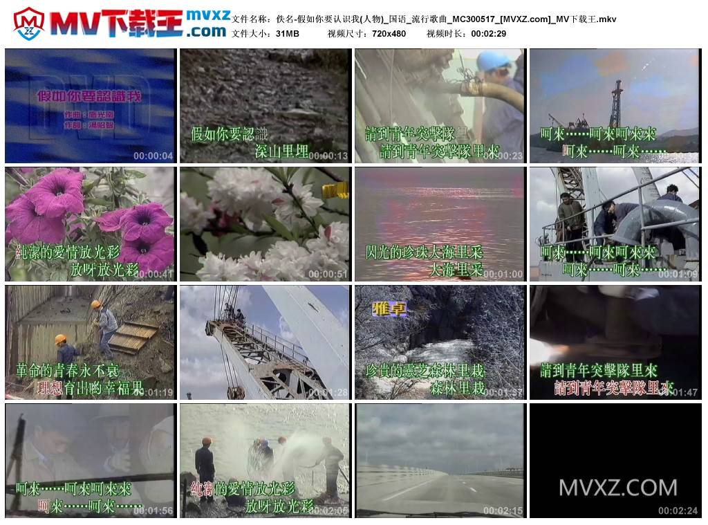 佚名-假如你要认识我(人物)_国语_流行歌曲_MC300517